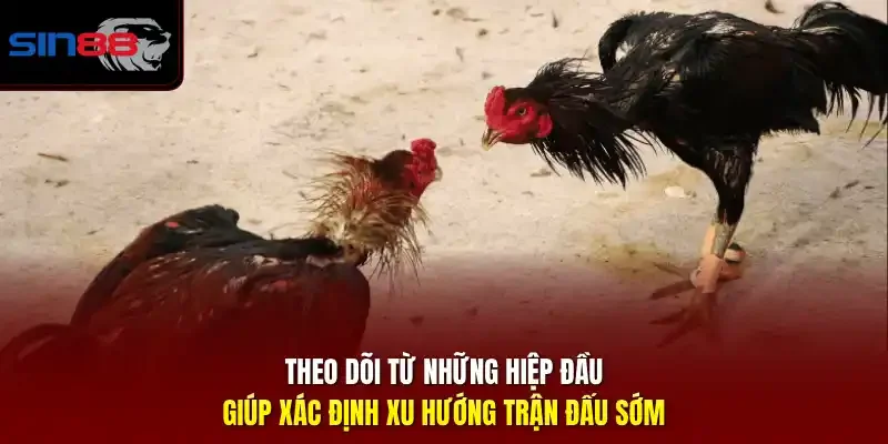 Theo dõi từ những hiệp đầu giúp xác định xu hướng trận đấu sớm.